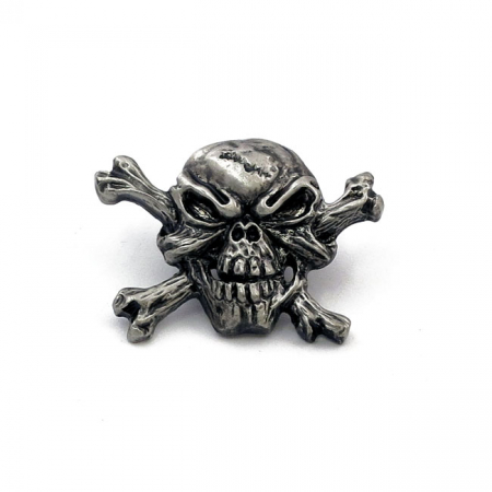 BAD BONES CROSSBONES SKULL PIN