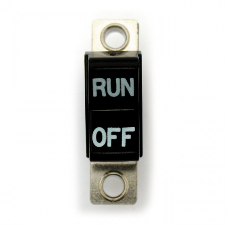 HANDLEBAR ROCKER SWITCH, RUN/OFF. BLACK