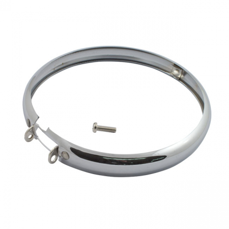 REPLACEMENT SPRINGER HEADLAMP TRIM RING. CHROME