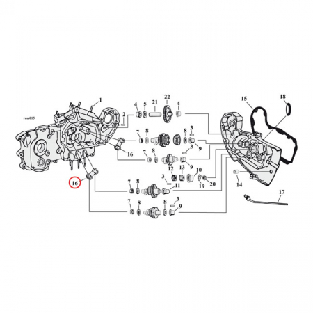 EASTERN LOCK PLATE, CAM GEAR