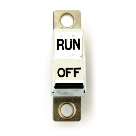 H/B ROCKER SWITCH, RUN/OFF. CHROME