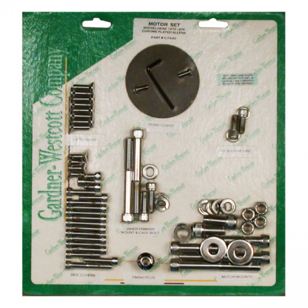 MOTOR SCREW SETS, CHROME ALLEN