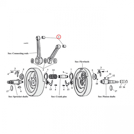 MÄNNÄNTAPIN HELA +.005 JIMS MACHINED WRISTPIN BUSHING +.005INCH