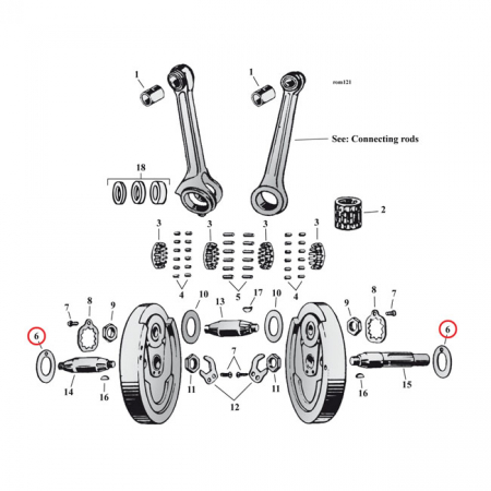 FLYWHEEL WASHER SV, .086" (OUTSIDE)