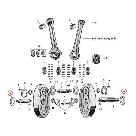 FLYWHEEL WASHER SV, .102" (OUTSIDE)