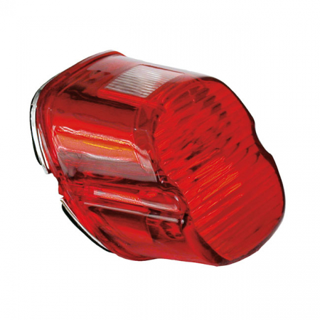 LAYDOWN TAILLIGHT LENS, RED