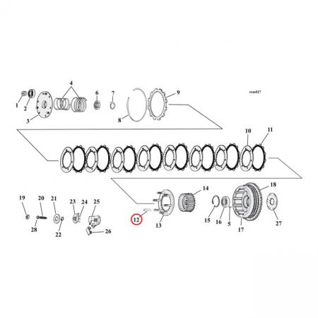 SPACERS CLUTCH, STD (1.530" LONG)