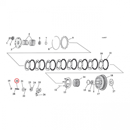 ADJUSTING SCREW, CLUTCH