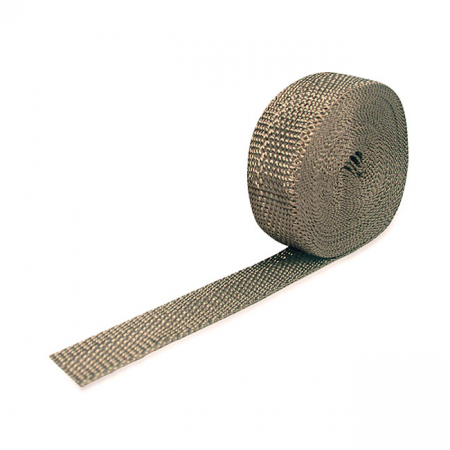 THERMO-TEC, EXHAUST INSULATING WRAP. 1" WIDE. CARBON FIBER