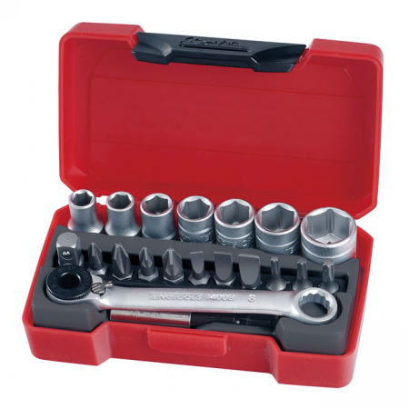 TENG TOOLS, 1/4" SOCKET & BITS SET