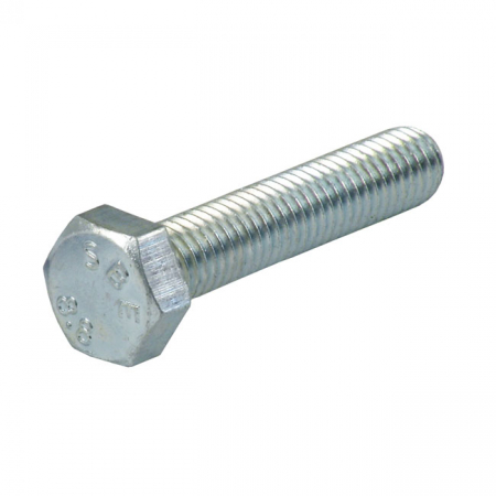 M8 X 40MM HEX BOLT, ZINC