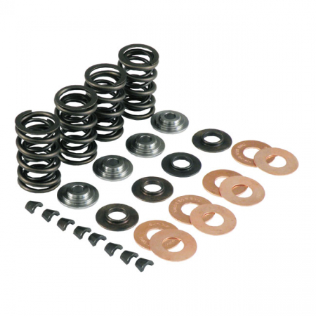 KPMI, VALVE SPRING KIT. .550" LIFT. TITANIUM TOP COLLARS