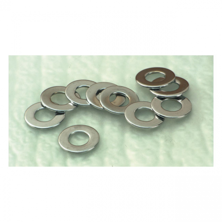 CHROME FLAT WASHERS M4