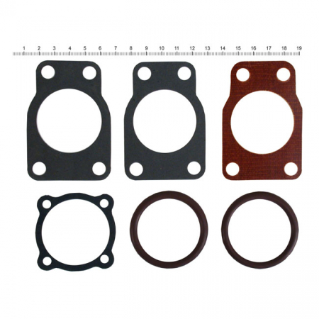 JAMES, MANIFOLD GASKET & SPACER KIT. 4-BOLT LINKERT