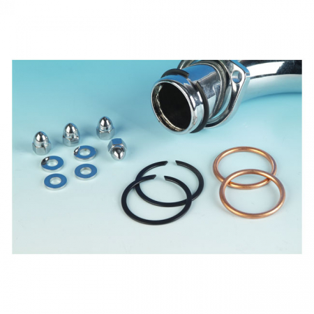 JAMES, EXHAUST GASKET & MOUNT KIT. COPPER GASKETS