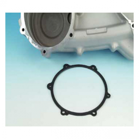 JAMES, GASKET INNER PRIMARY TO CRANKCASE. RUBBER/STEEL