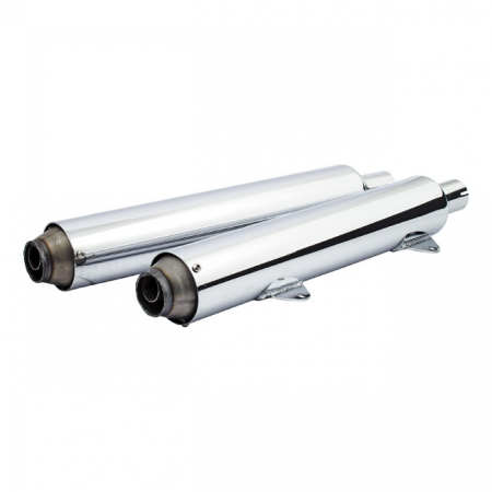 KERKER SLIP-ON MUFFLERS, CHROME