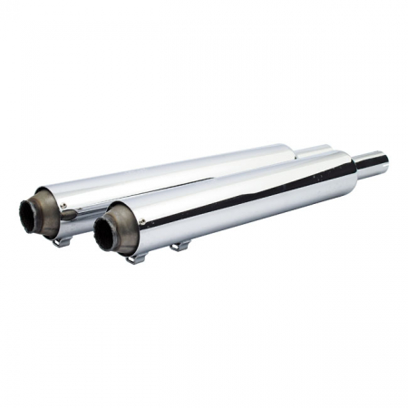 KERKER, TOURING 3 1/2" SLIP-ON MUFFLER SET. MIKUNI