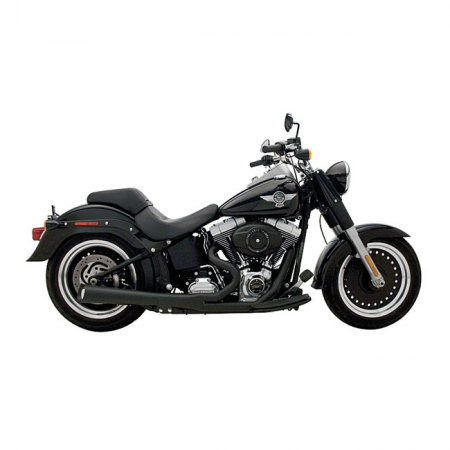 KERKER, 2-1 SUPERMEG EXHAUST. BLACK