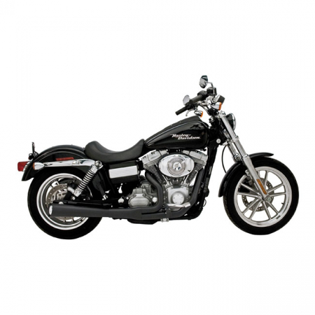 KERKER, 2-1 SUPERMEG EXHAUST. BLACK