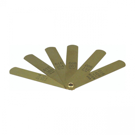 LISLE, FEELER GAUGE. BRASS BLADES