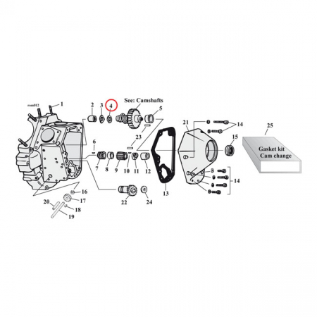 S&S, THRUST WASHER CAMSHAFT..090"