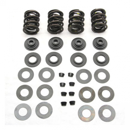 S&S, VALVE SPRING KIT. TITANIUM TOP COLLARS .590" LIFT