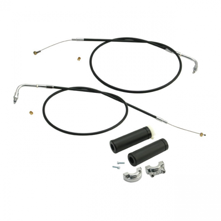 S&S, THROTTLE ASSEMBLY WITH 48" THROTTLE CABLES