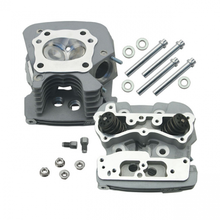 S&S, SUPERSTOCK CYLINDER HEAD KIT. SILVER