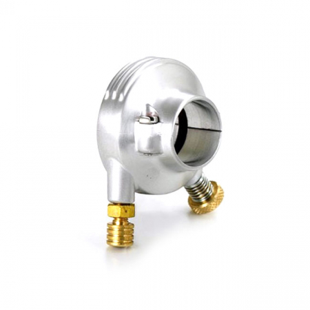 K-TECH DELUXE EXTERNAL THROTTLE HOUSING. SATIN ALUMINUM