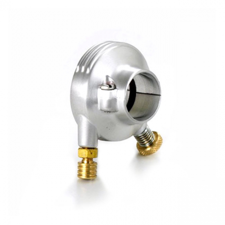 K-TECH DELUXE EXTERNAL THROTTLE HOUSING. SATIN ALUMINUM