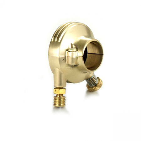 K-TECH DELUXE EXTERNAL THROTTLE HOUSING. SATIN BRASS