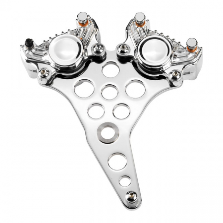 K-TECH SUPER FRENI REAR CALIPER BRACKET. POLISHED