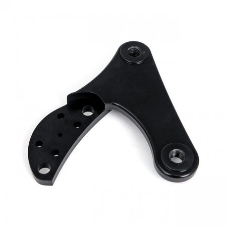 K-TECH 2-PISTON CALIPER MOUNTING BRACKET RIGHT. BLACK