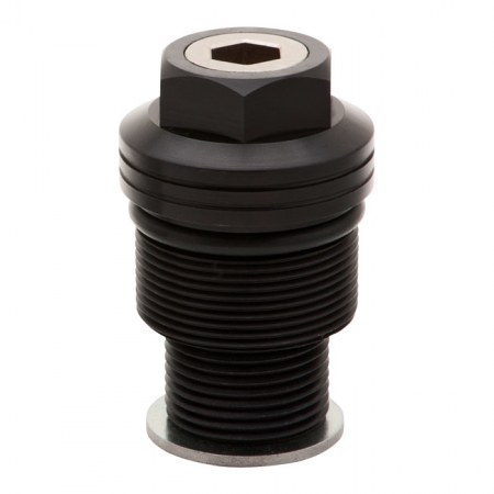 BURLY, 39MM FORK SPRING PRELOAD ADJUSTERS. BLACK ANODIZED