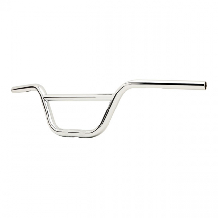 BURLY, 1" SCRAMBLER HANDLEBAR. CHROME