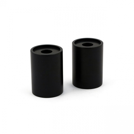 WILD1, RISER EXTENSIONS. 2" TALL. BLACK