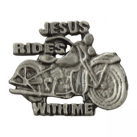 JESUS RIDES WITH ME PIN