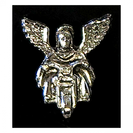 M/C GUARDIAN ANGEL PIN, SILVER