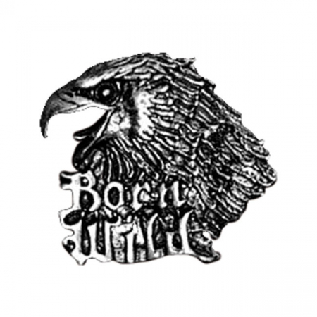 BIKER PINS BORN WILD EAGLE PIN