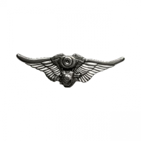 BIKER PINS V-TWIN ENGINE WINGS PIN