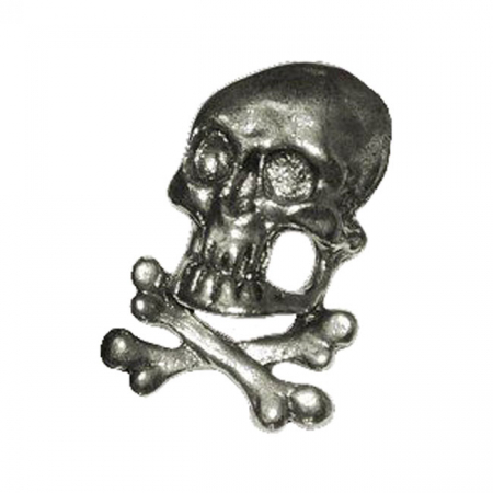 BIKER PINS SKULL & BONES PIN