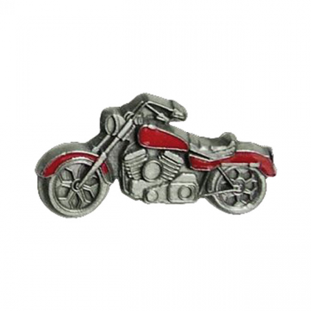 BIKER PINS MOTORCYCLE PIN RED COLORED