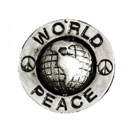 WORLD PEACE BIKER PIN