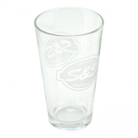 S&S FROSTED PINT GLASS, 16 OZ