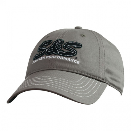 S&S LOGO BASEBALL CAP, GREY