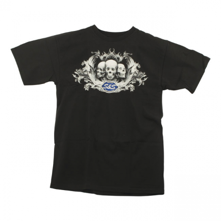 S&S TEE, SKULLS, BLACK, M