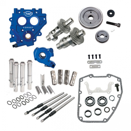 S&S, COMPLETE CAM CHEST KIT WITH GEAR DRIVE 585GE CAMS