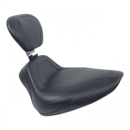 MUSTANG, SPORT TOURING SOLO SEAT, WITH RIDER BACKREST