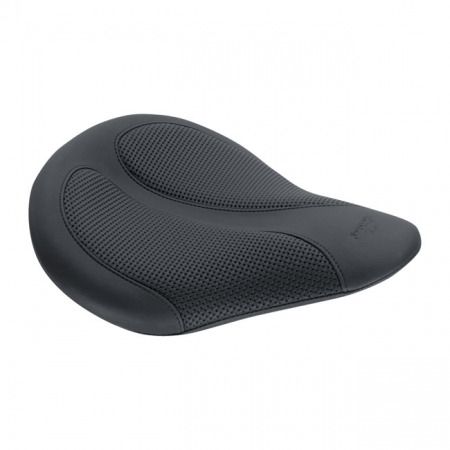 MUSTANG, CYCLONE SOLO SEAT. WITH BLACK TEXTURED INSERTS